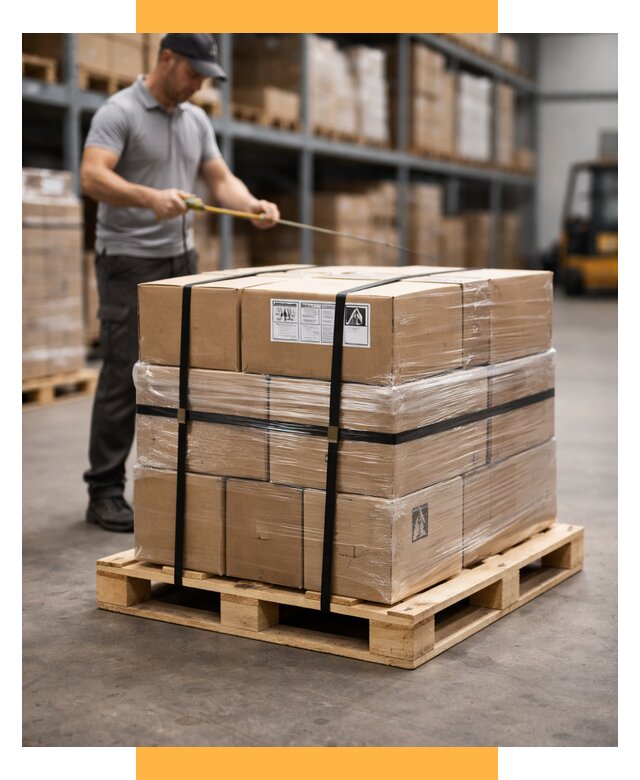 Упаковка и паллетирование грузов от 3651 р. | СетСервис-Крт