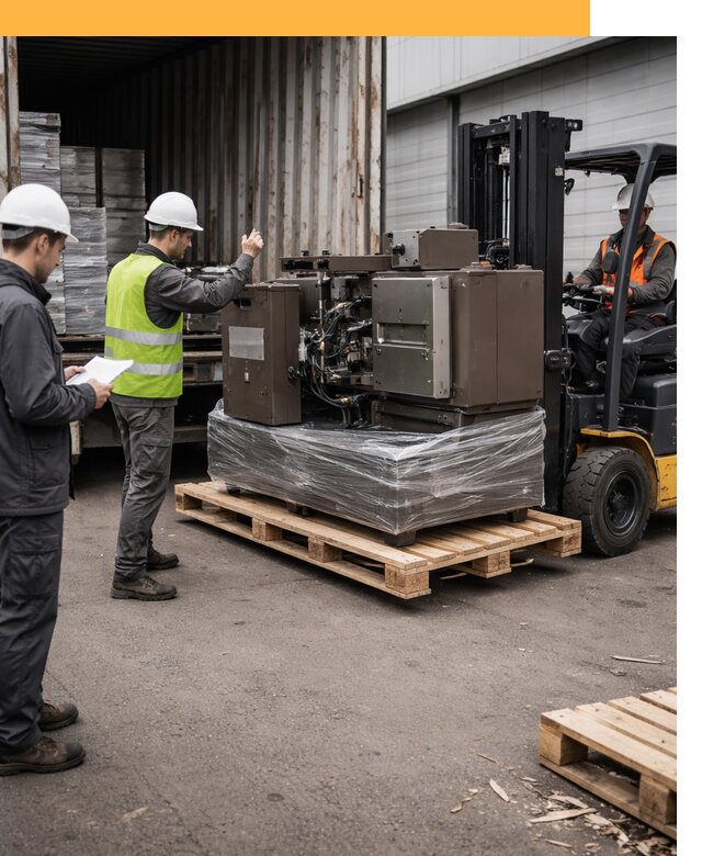 Доставка промышленного оборудования из Европы от 46940