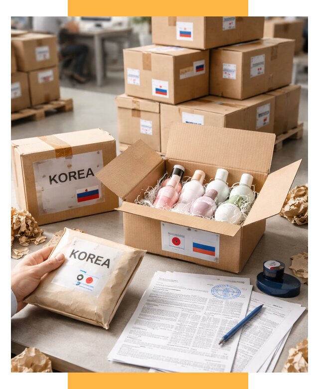 Доставка косметики из Кореи от 8866 р. под ключ | СетСервис-Крт