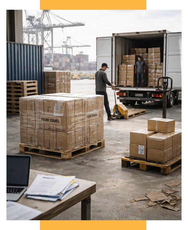 Доставка грузов из Израиля от 15647 р., логистика от СетСервис-Крт