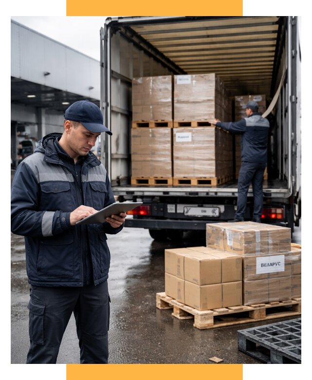 Доставка грузов из Беларуси от 15647 р. логистика СетСервис-Крт