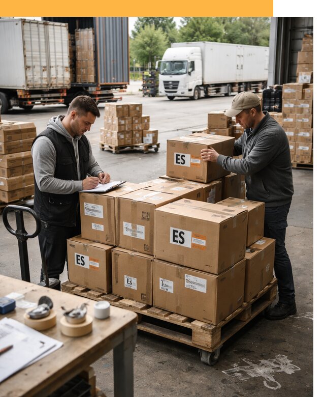 Доставка грузов в Испанию автотранспортом от 36509 руб