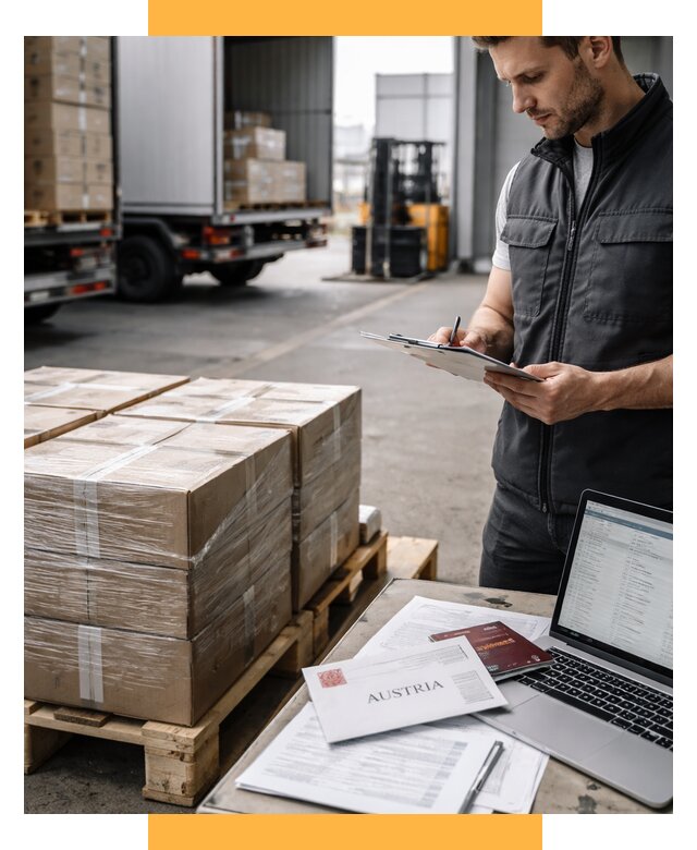 Доставка в Австрию от 67802 р. Логистика и экспорт СетСервис-Крт