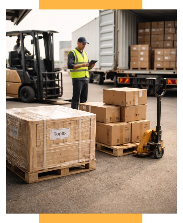 Доставка грузов в Корею из России от 36509 р. | СетСервис-Крт