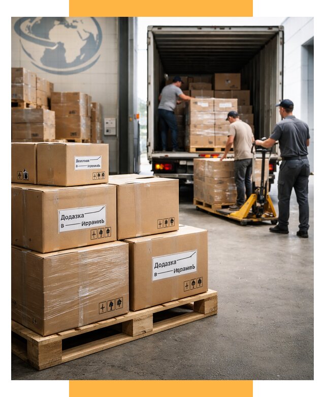 Доставка грузов в Израиль и экспорт от 46940 р. СетСервис-Крт