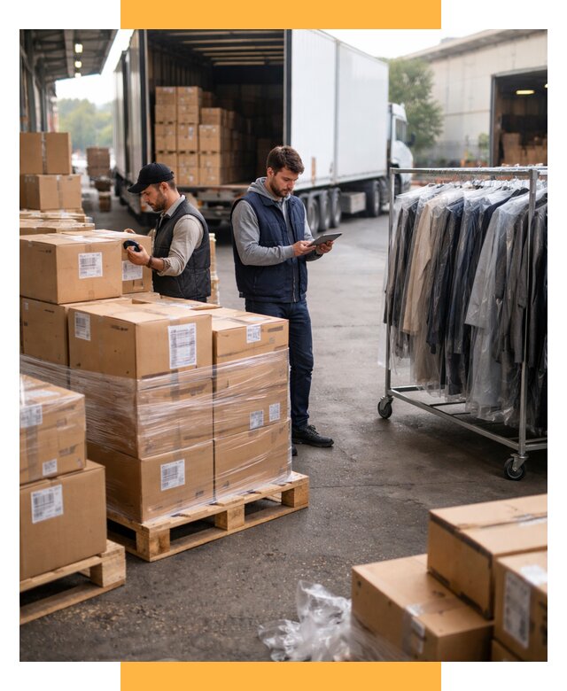 Перевозка и доставка одежды из Китая от 7823 р., СетСервис-Крт