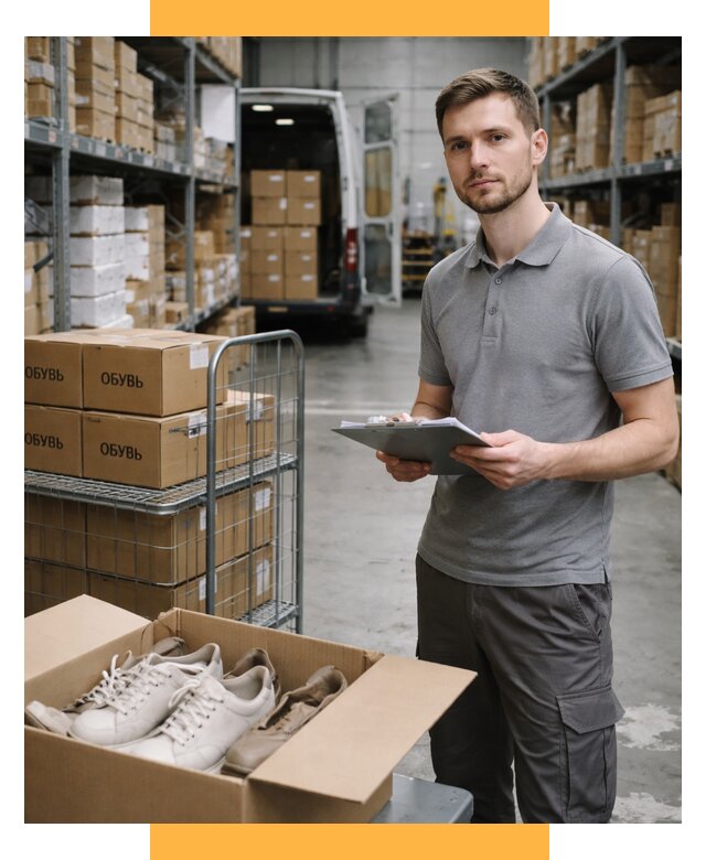 Доставка обуви из Китая и Турции от 4694 р. СетСервис-Крт