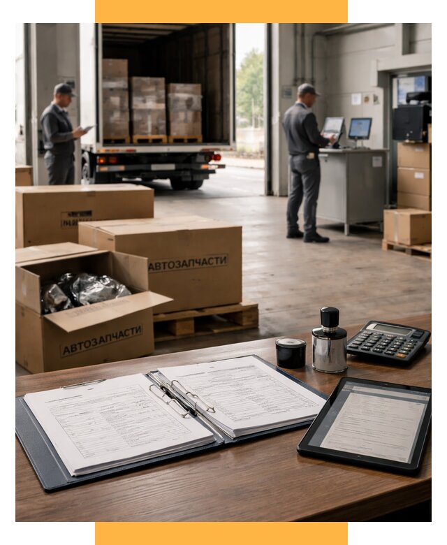 Таможенное оформление автозапчастей под ключ от 8866 р., СетСервис-Крт