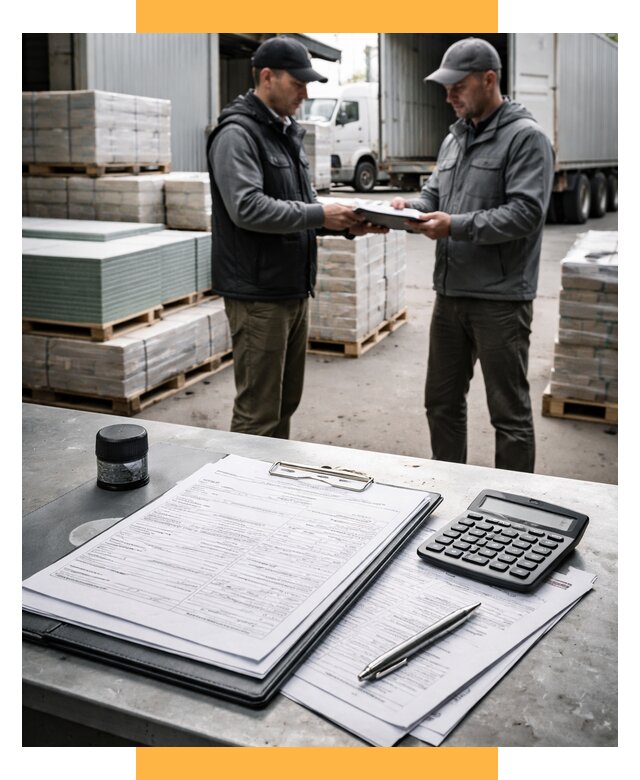 Таможенное оформление стройматериалов от 8866 р. | СетСервис-Крт