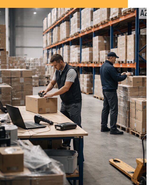 Склад консолидации в Европе: хранение, сортировка от 6780